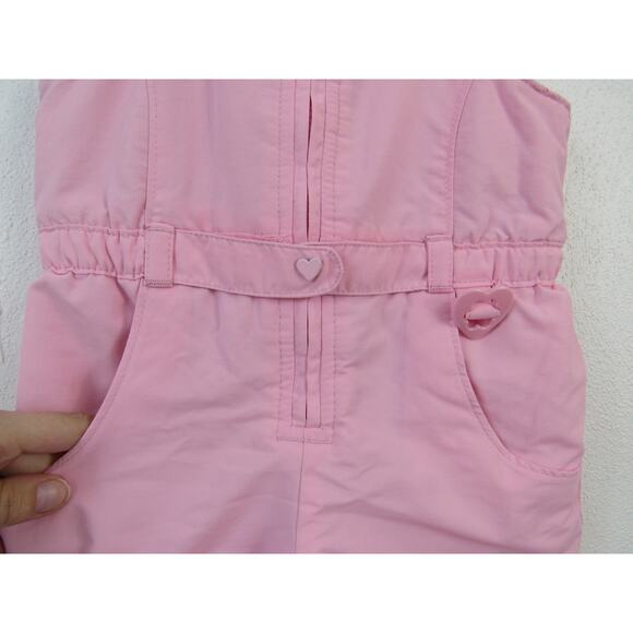 Wonderkids 24M Pink Snow Suit Heart Patches and Buckles Winter Warm Cozy - Picture 3 of 7